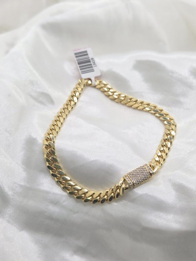 10K SOLID MIAMI CUBAN BRACELET CZ LOCK – 8.5" 5MM – JY Jewelry Wholesale