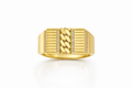 14K MODERN CHAIN STYLE MAN'S RING – 12 – JY Jewelry Wholesale