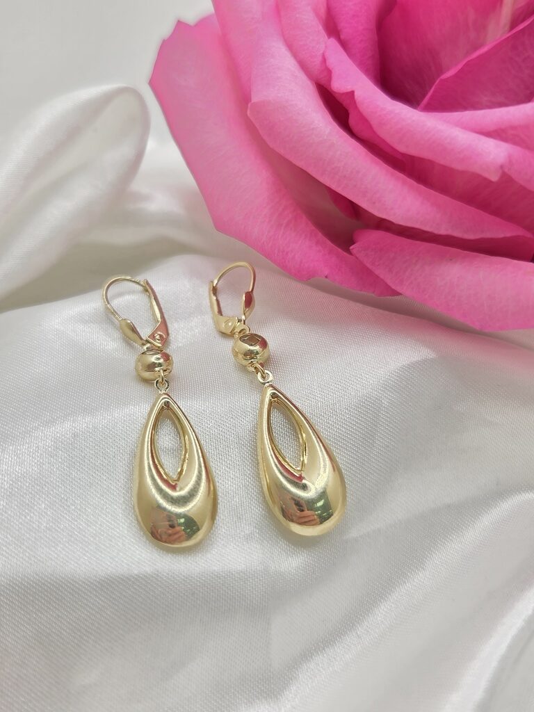 14K LITTLE VINTAGE STYLE DANGLING EARRINGS – JY Jewelry Wholesale
