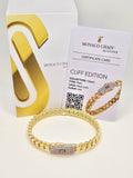 10K CERTIFIED MONACO BANGLE CZ CLOSURE – 8MM – JY Jewelry Wholesale