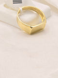 10K SQUARE DESIGN ENGRAVABLE MAN'S RING – 10 – JY Jewelry Wholesale
