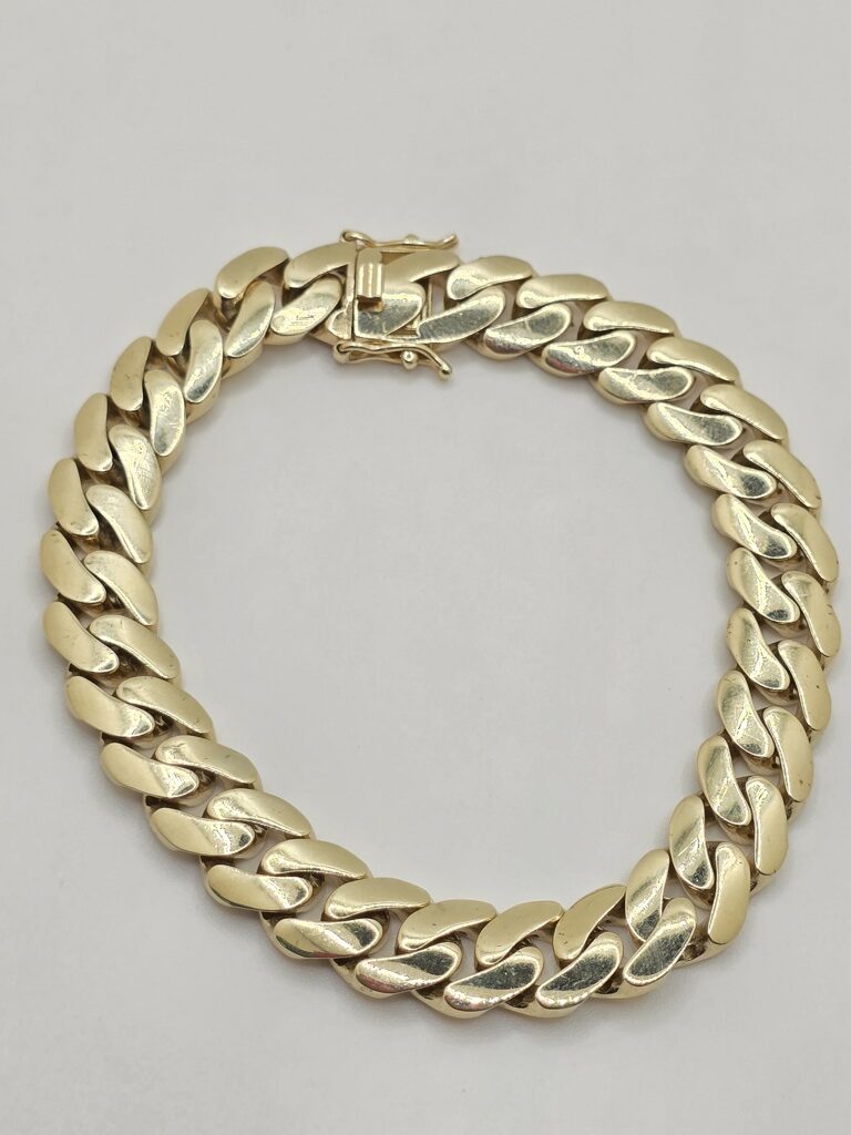 10K HOLLOW MIAMI CUBAN BRACELET – 7.5" 10MM – JY Jewelry Wholesale