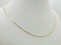 10K SOLID CUBAN CURB FLAT CHAIN – 22" 1.5MM – JY Jewelry Wholesale