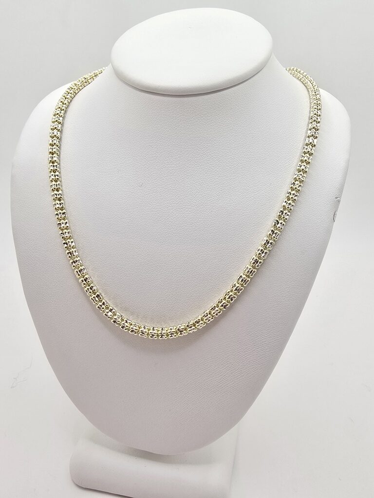 10K ICE CHAIN – 20" 3.5MM – JY Jewelry Wholesale