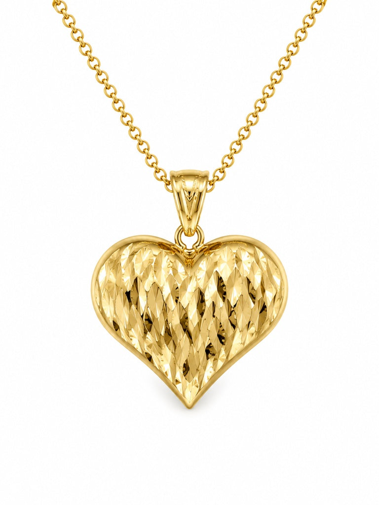 10K HEART PENDANT – JY Jewelry Wholesale