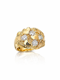 10K STONES DETAILS NUGGET RING – 11 – JY Jewelry Wholesale