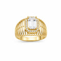 14K DIAMOND CUT DETAIL GREEK RING – 6 – JY Jewelry Wholesale