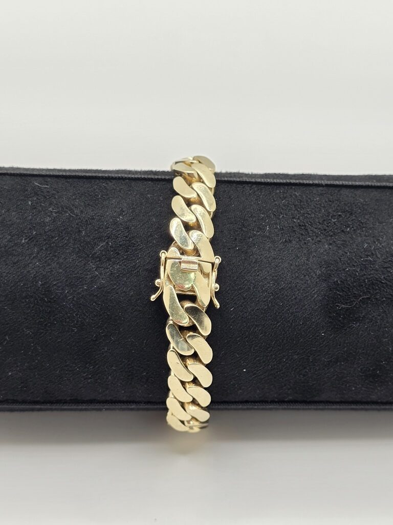 10K HOLLOW MIAMI CUBAN BRACELET – 7.5" 10MM – JY Jewelry Wholesale