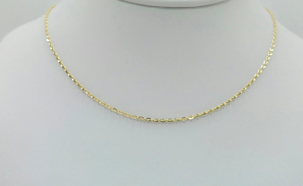 10K ROLO CHAIN – 18" 2MM – JY Jewelry Wholesale