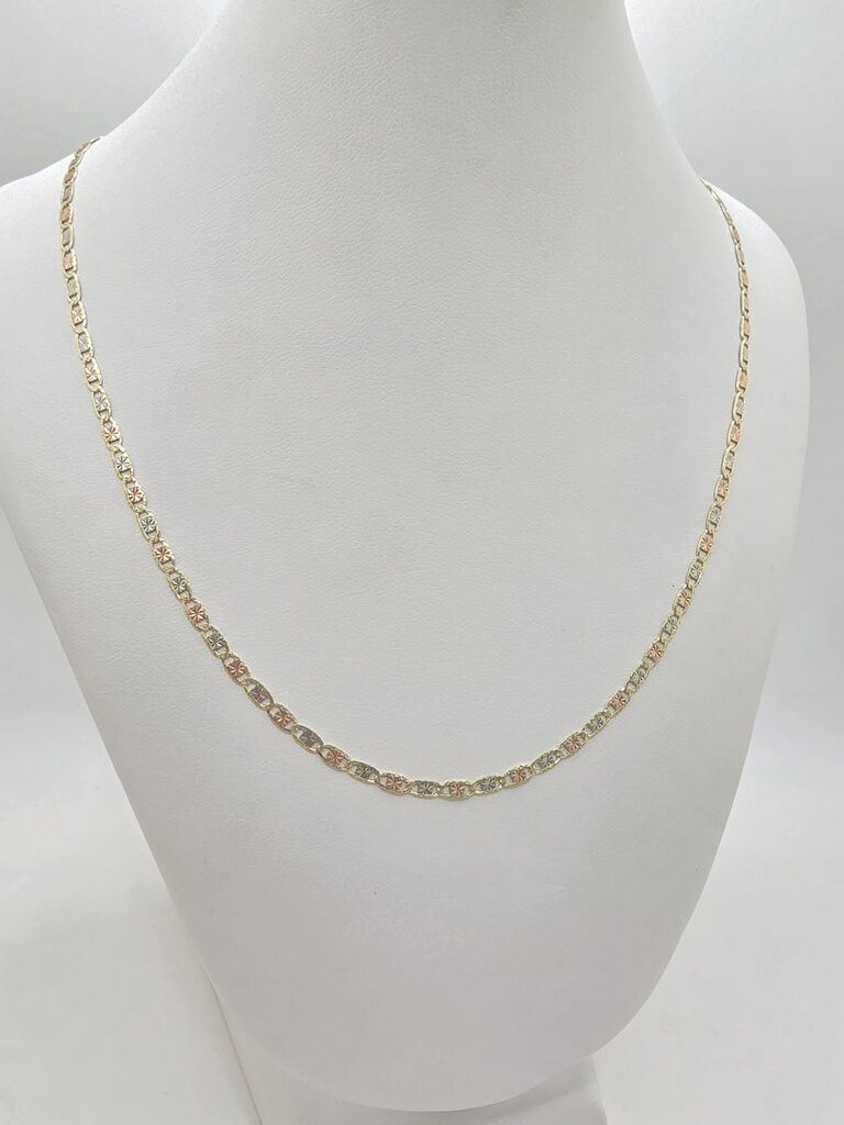 10K VALENTINE CHAIN – 24" 2.5MM – JY Jewelry Wholesale
