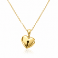 14K SMALL GOLDEN HEART PADLOCK PENDANT – SMALL – JY Jewelry Wholesale