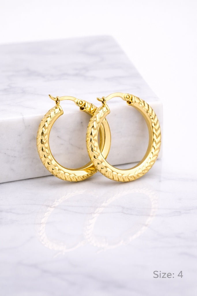 10K MODERN HOOPS – JY Jewelry Wholesale