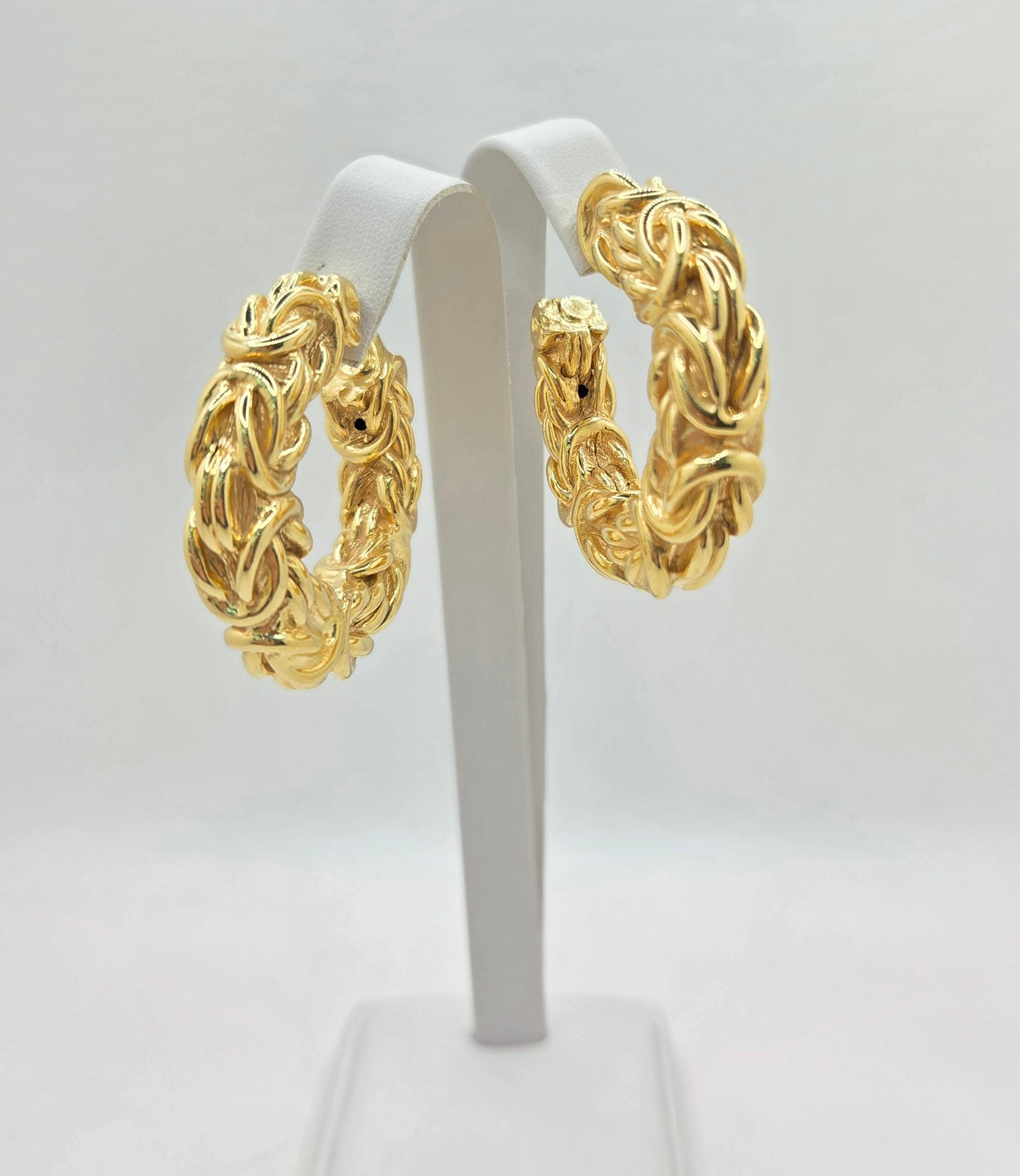 10K BIG BYZENTINE EARRINGS – JY Jewelry Wholesale