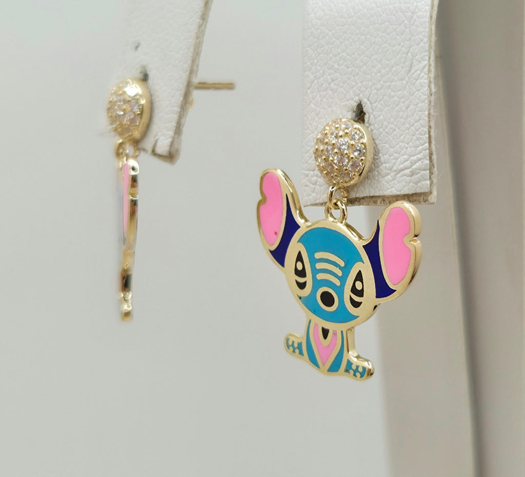 10K SKY BLUE FLAT STYLE EARRINGS – JY Jewelry Wholesale