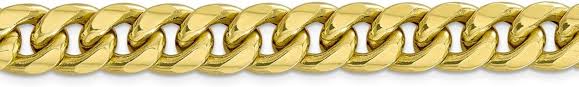 10K HOLLOW MIAMI CUBAN BRACELET – 8" 6MM – JY Jewelry Wholesale