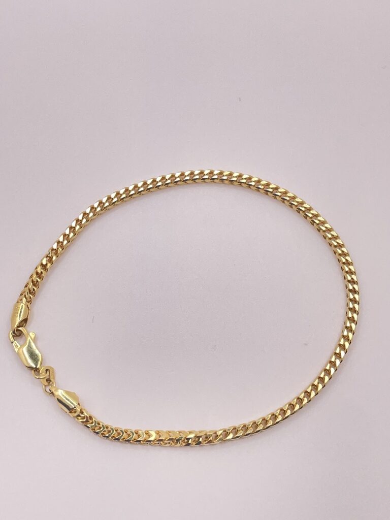 10K FRANCO BRACELET – 8" 3MM – JY Jewelry Wholesale
