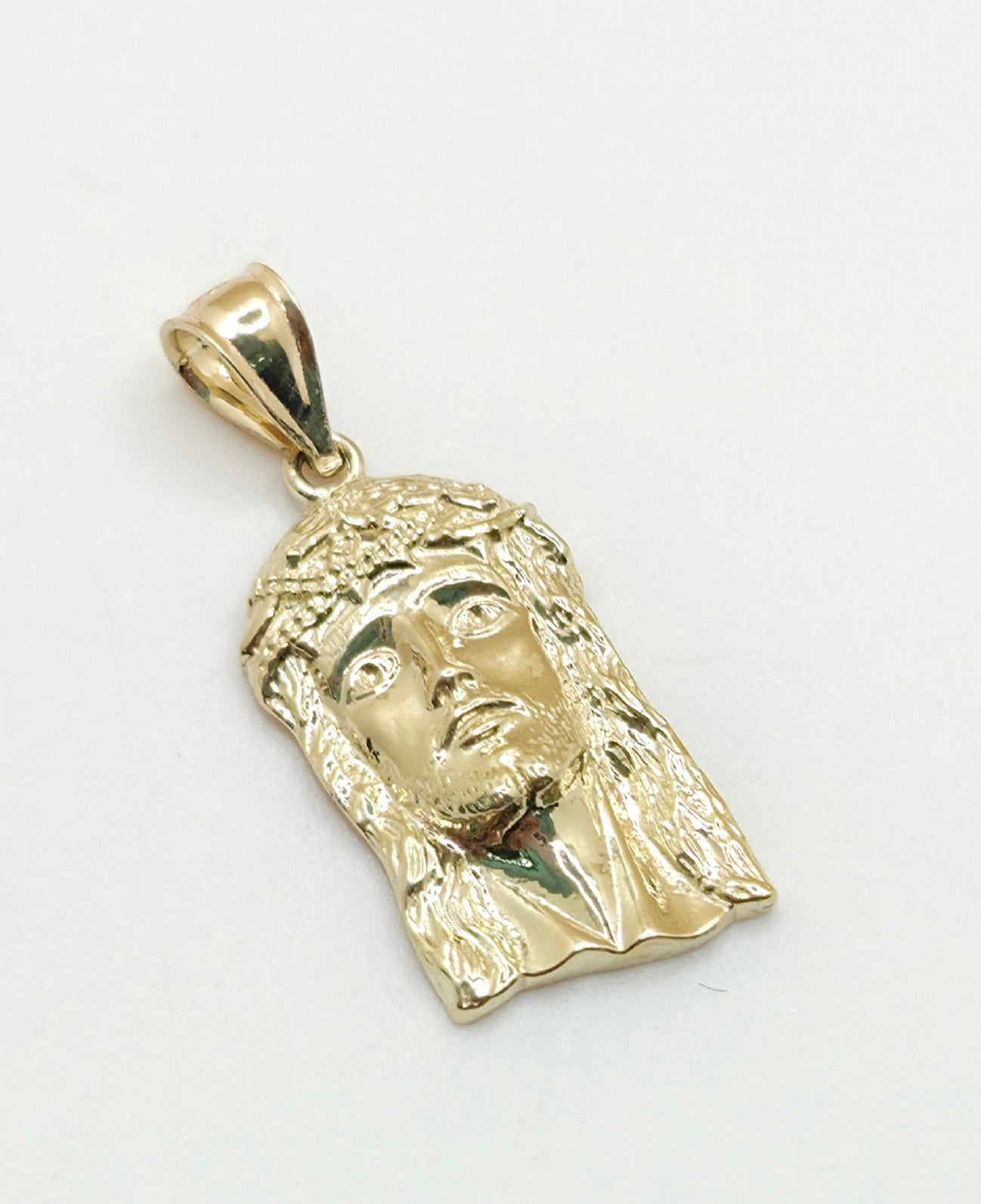 10K SMALL JESUS FACE PENDANT – JY Jewelry Wholesale