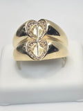 10K MODERN ABSTRACT DESIGN WOMAN'S RING – 8 – JY Jewelry Wholesale