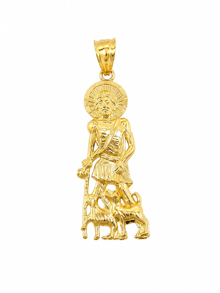 10K MEDIUM YELLOW GOLD SAN LAZARO SHAPE PENDANT – MEDIUM – JY Jewelry Wholesale