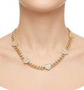 14K HEARTS NECKLACE WOMAN – 18" 7.5MM – JY Jewelry Wholesale