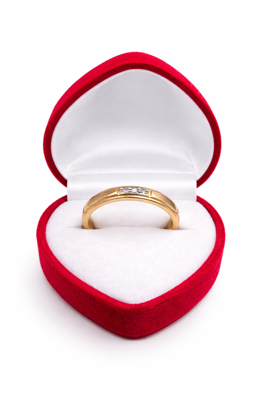 10K DELICATE DIAMOND BAND RING – 7 – JY Jewelry Wholesale