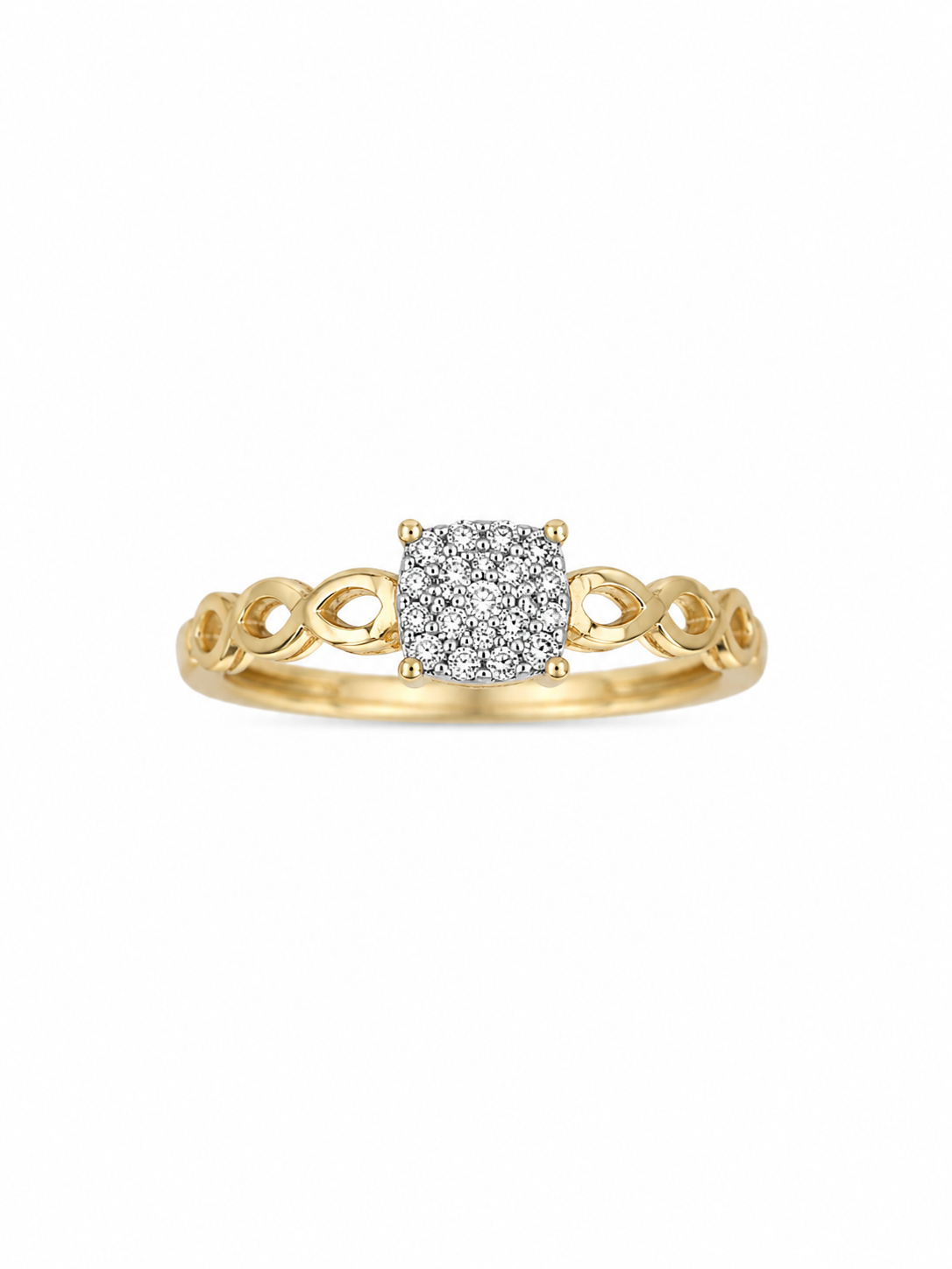 10K STYLE CZ INFINITE PROMISE RING – 7 – JY Jewelry Wholesale