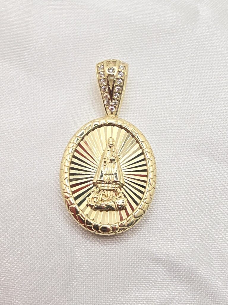 10K SMALL OVAL CARIDAD PENDANT – JY Jewelry Wholesale