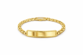 10K CHINO BAR BABY ID BRACELET – 6" 5MM – JY Jewelry Wholesale