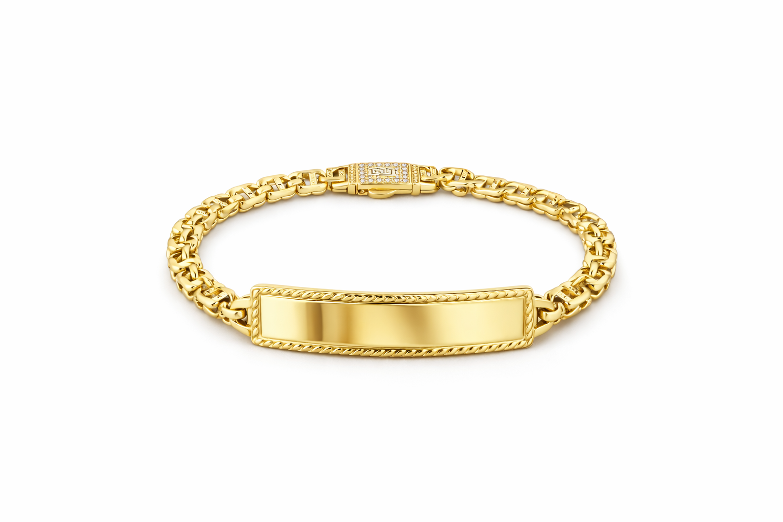 10K CHINO BAR BABY ID BRACELET – 6" 5MM – JY Jewelry Wholesale