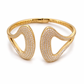 10K ELEGANT CZ DESIGN BANGLE – JY Jewelry Wholesale