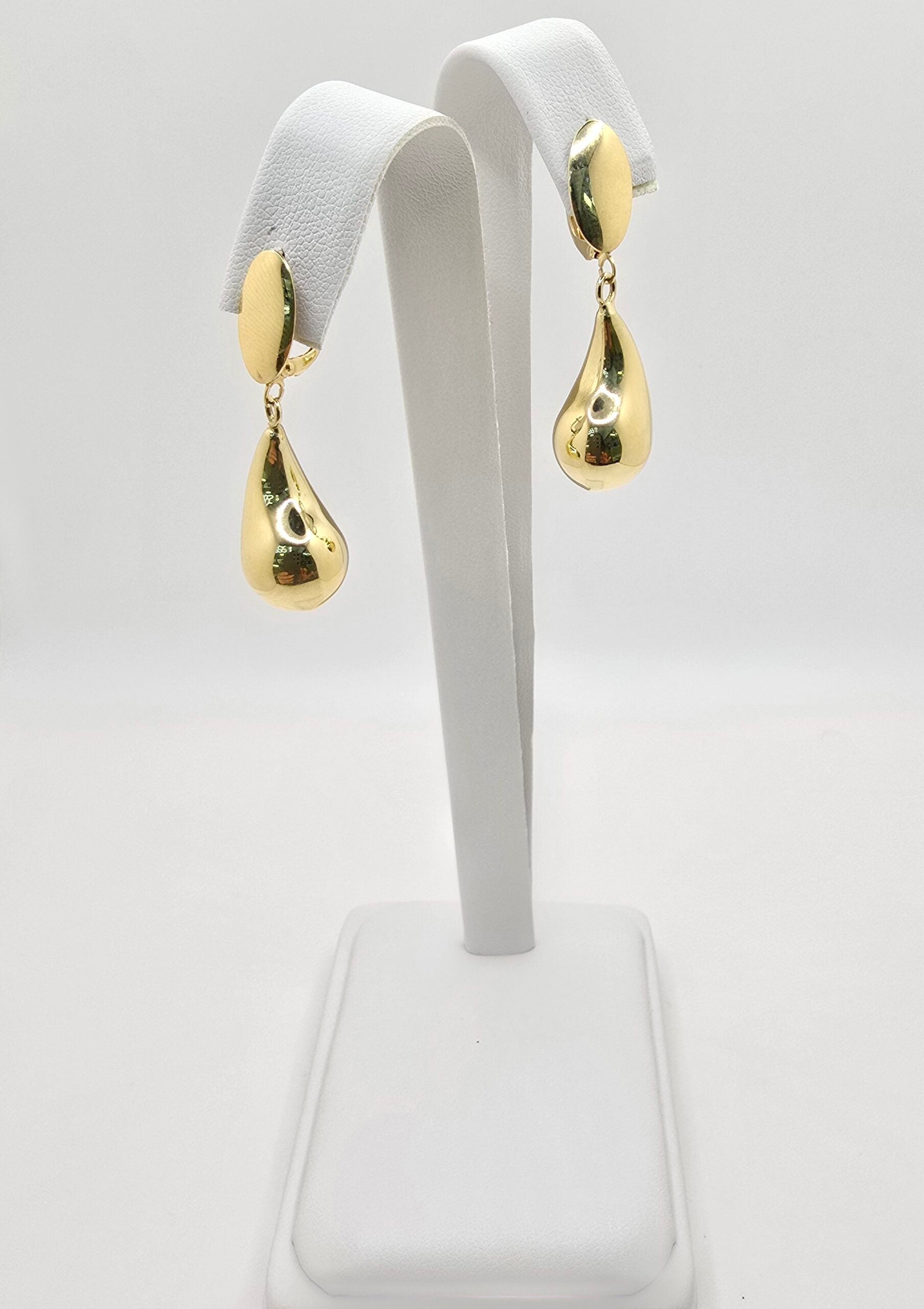 14K DROP PENDANT EARRINGS – JY Jewelry Wholesale