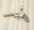 14K CZ GUN PENDANT – JY Jewelry Wholesale