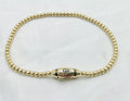 10K CERTIFIED MONACO BEADED BRACELET – 3MM 8" – JY Jewelry Wholesale