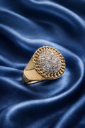 10K ROUND ROPE CZ DETAIL RING – JY Jewelry Wholesale