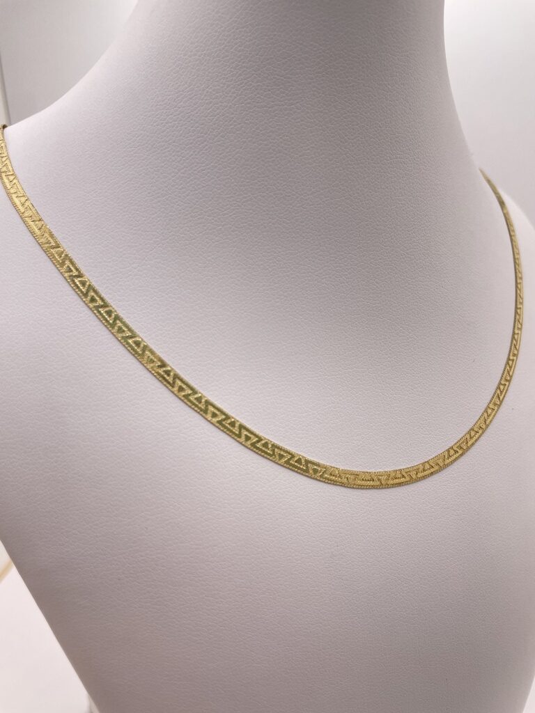 10K FLAT NECKLACE 3MM – JY Jewelry Wholesale