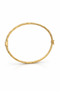 10K YELLOW GOLD ROPE DESIGN BANGLE – 3MM – JY Jewelry Wholesale