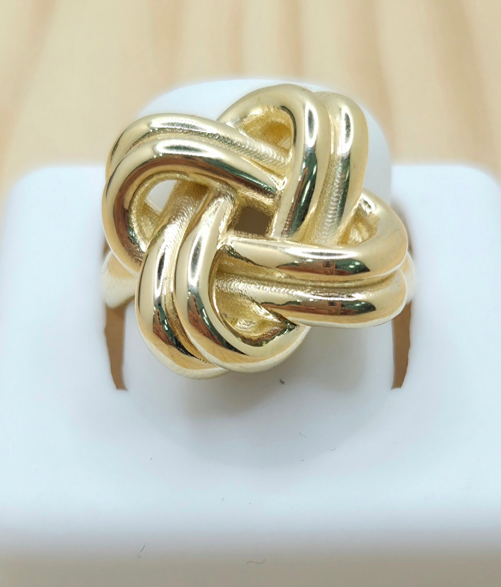 14K MODERN KNOT RING – 7.5 & 8 – JY Jewelry Wholesale
