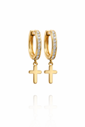 10K CROSS PENDANT EARRINGS – JY Jewelry Wholesale