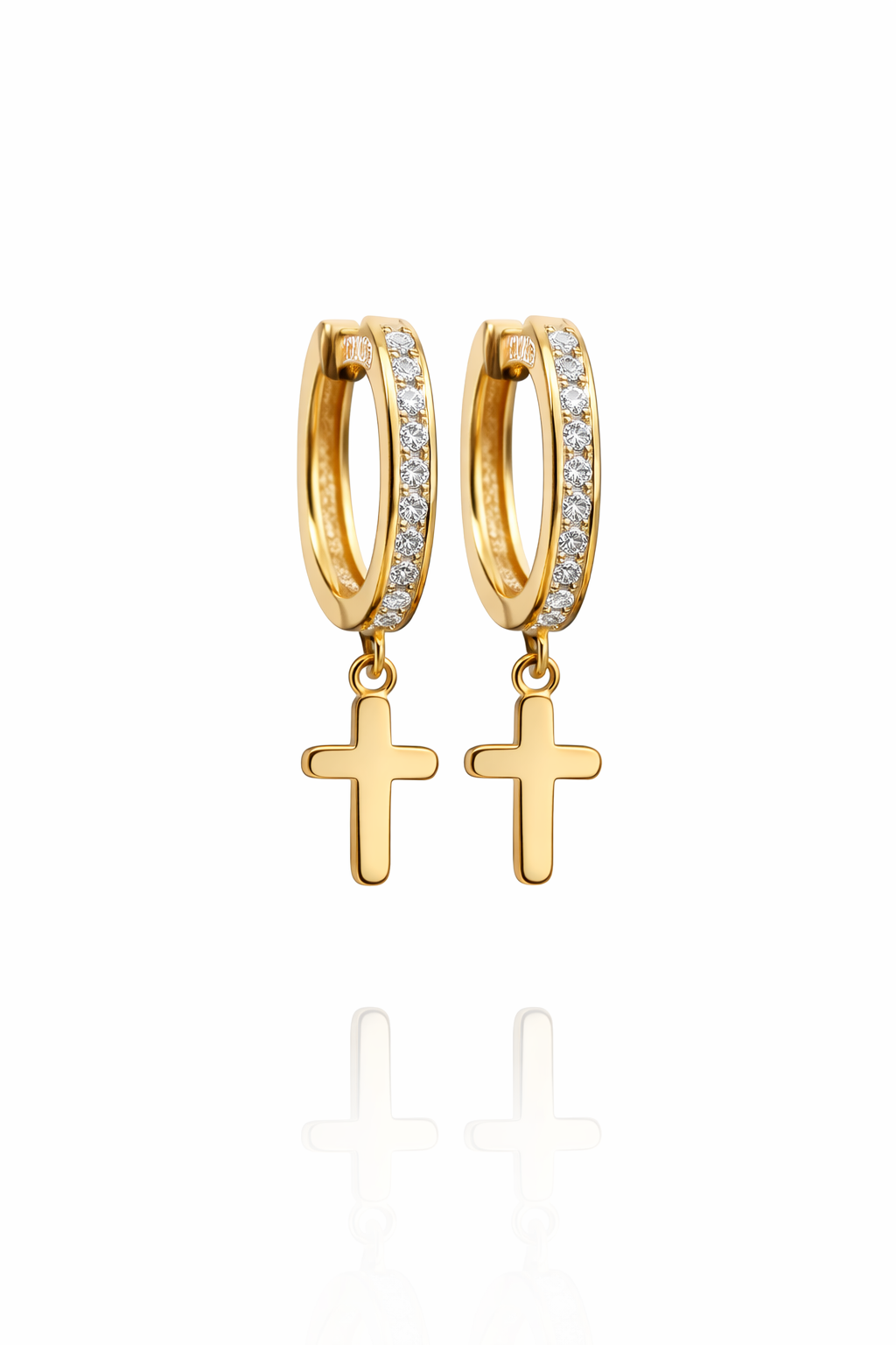 10K CROSS PENDANT EARRINGS – JY Jewelry Wholesale