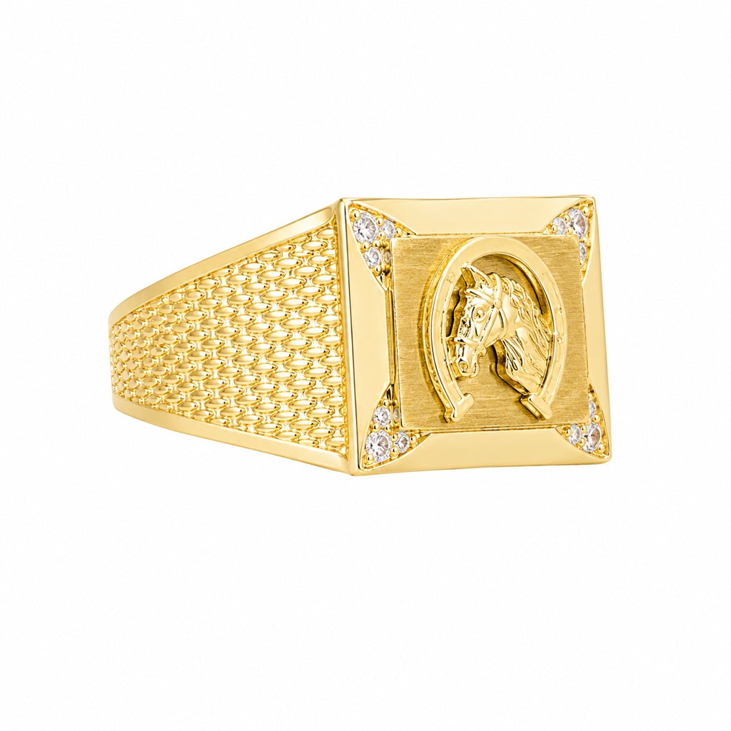 10K HORSE RING – 11 – JY Jewelry Wholesale