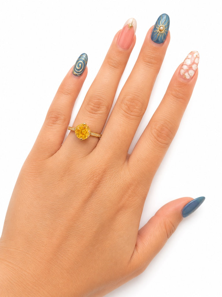 14K DELICATE YELLOW STONE PROMISE – 7 & 8 – JY Jewelry Wholesale