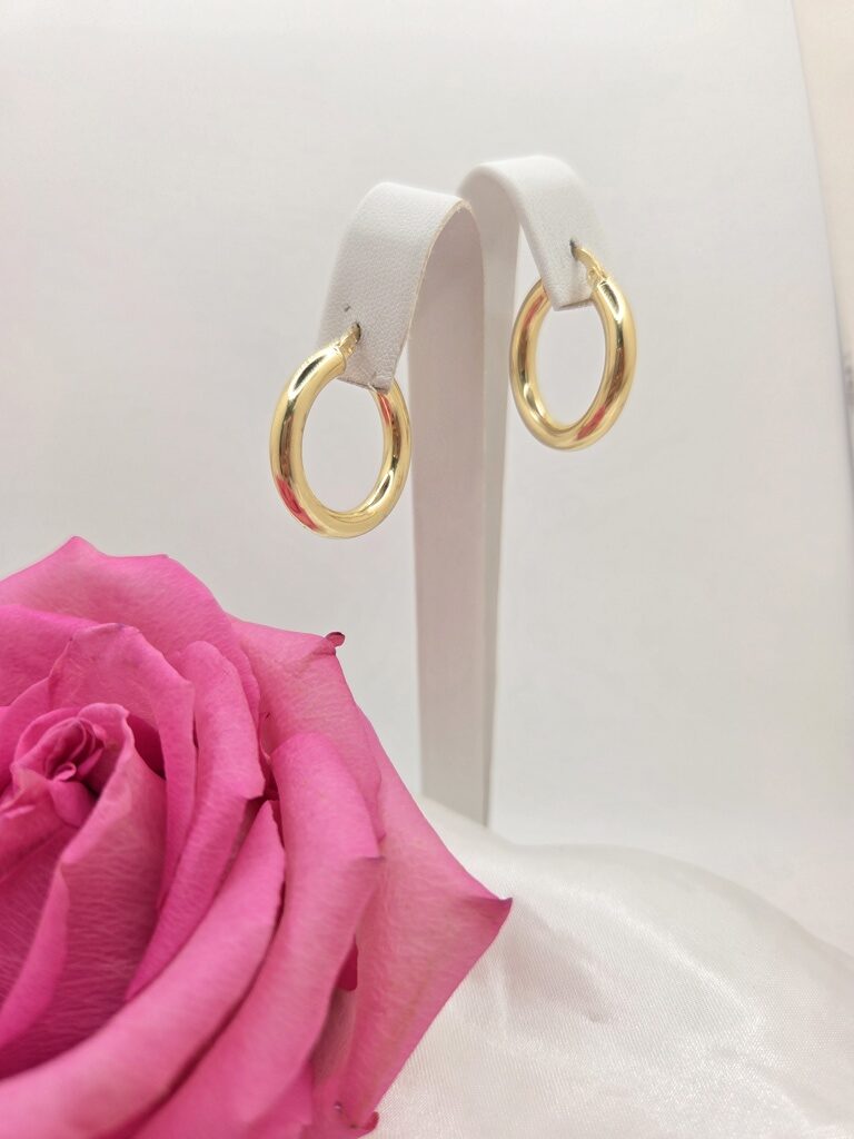 14K PLAIN HOOPS EARRINGS – JY Jewelry Wholesale
