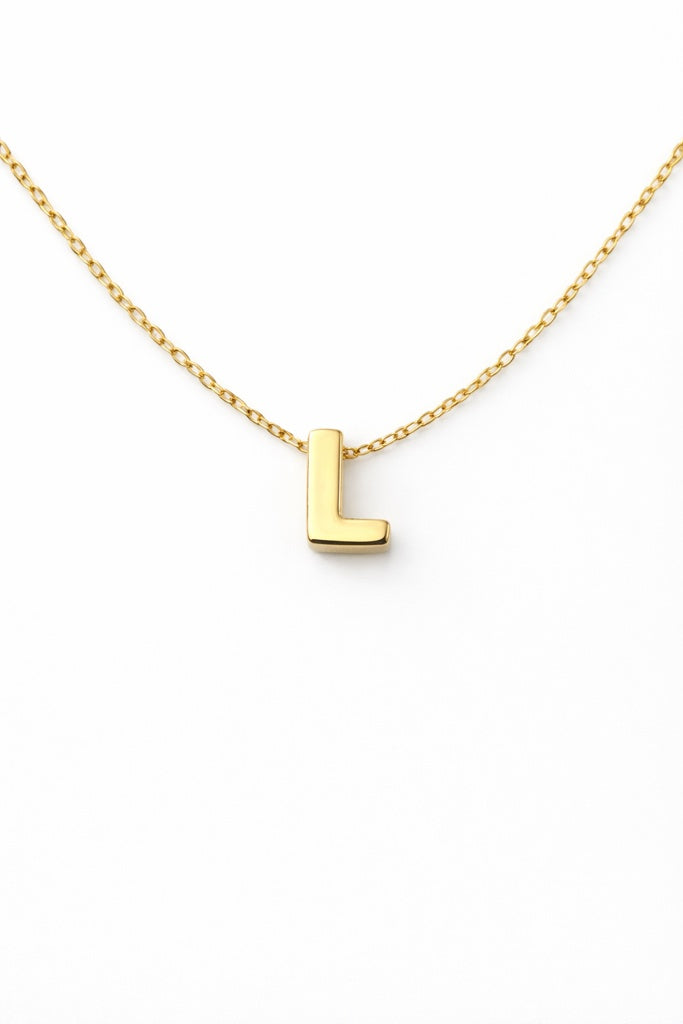 10K CHAIN ??WITH LETTER "L" PENDANT – 18 – JY Jewelry Wholesale