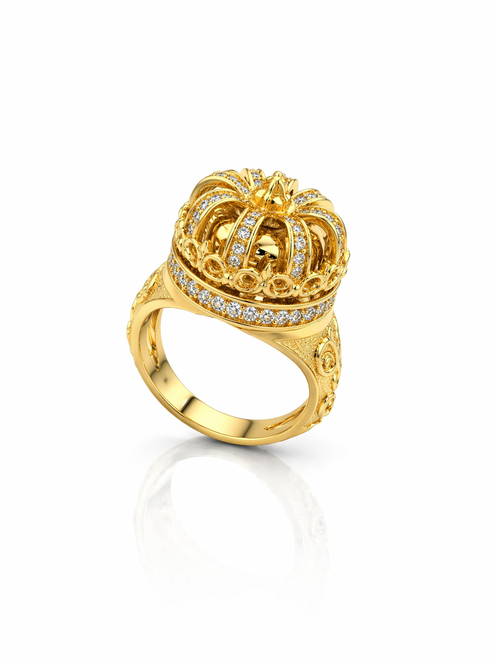 10K ROYAL CROWN RING – 10-11 – JY Jewelry Wholesale