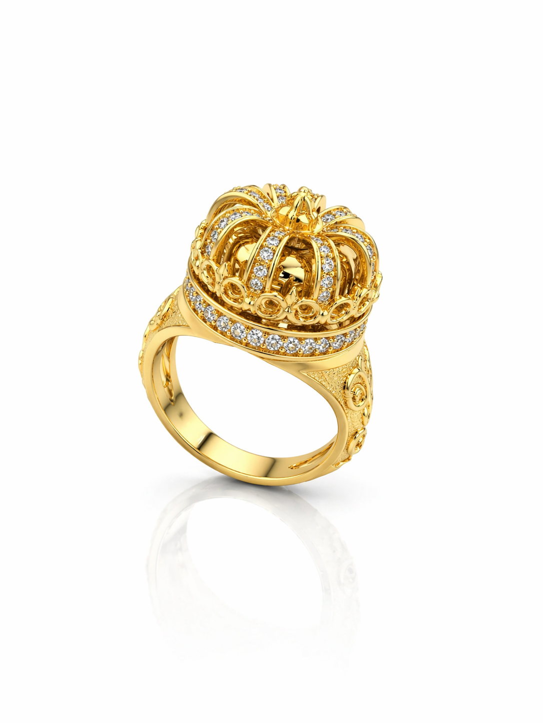 10K ROYAL CROWN RING – 10-11 – JY Jewelry Wholesale