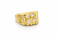 10K 4 STONES NUGGET RING – 11 – JY Jewelry Wholesale