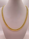 14K SEMISOLID MIAMI CUBAN CHAIN – 22" 6.5MM – JY Jewelry Wholesale