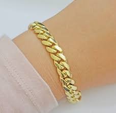 10K SOLID MIAMI CUBAN BRACELET – 8" 9MM – JY Jewelry Wholesale