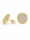 10K CZ ROUND EARRINGS Size – JY Jewelry Wholesale
