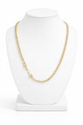 10K HOLLOW CHINO CHAIN – 4.5MM 16" – JY Jewelry Wholesale